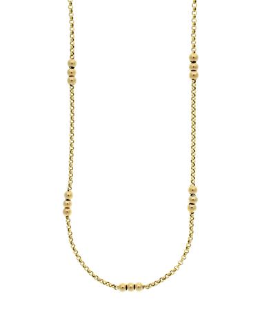 18CT Y/G FANCY NKLT 001